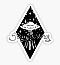 Bleib neugierig Sticker