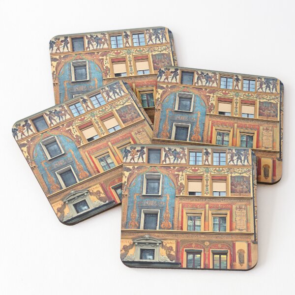 Item preview, A colorful facade in Lucerne designed and sold by Hercules Milas.