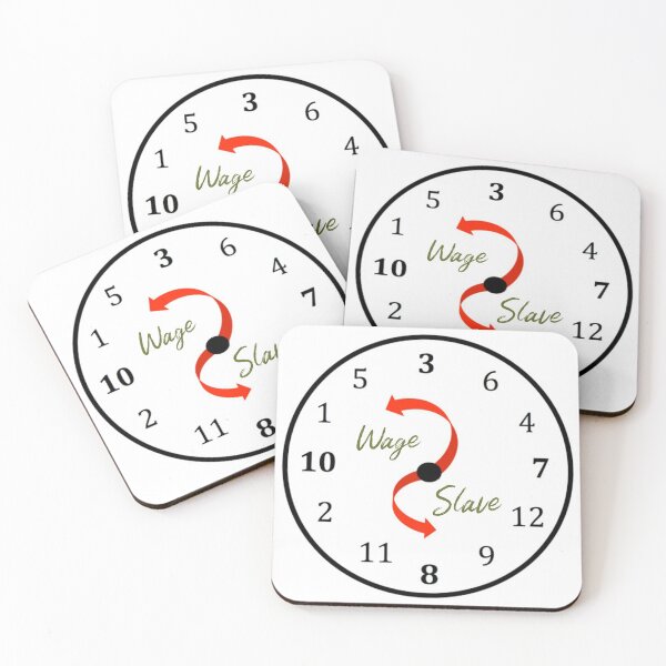 Item preview, Wage Slave Watchin' The Clock Crazy designed and sold by CBCreations73.