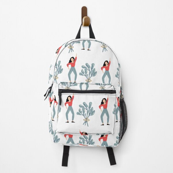 Item preview, Dancing girl with pastel leaves designed and sold by ihanatiimi.