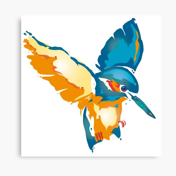 Little Baby - Kingfisher Canvas Print