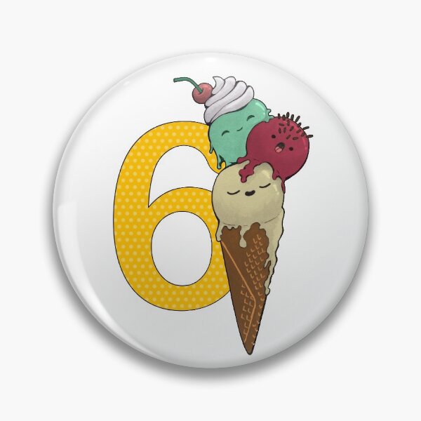 Aperçu de l'œuvre jaune à pois et glace à la vanille, pistache et fraise anniversaire 6 ans créée et vendue par Between Clouds.
