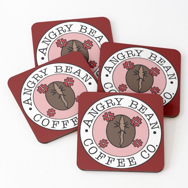 Item preview, Angry Bean Coffee Co.  designed and sold by nwnerdart.
