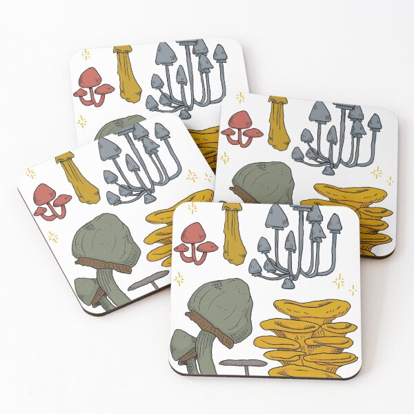 Item preview, Mushroom friends designed and sold by honey-raven.