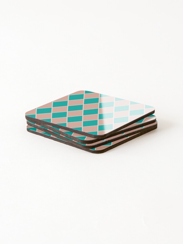 Thumbnail 4 of 5, Coasters (Set of 4), Geometric quadrangle pattern designed and sold by EngineerGoC.