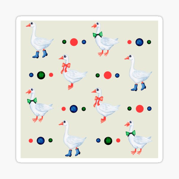 Aperçu de l'œuvre Modèle aquarelle avec oie blanche, arc et bottes. créée et vendue par Natalia  Khlebneva.