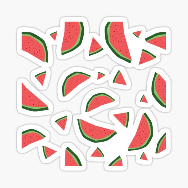 Watermelon mosaic pattern fruits Sticker
