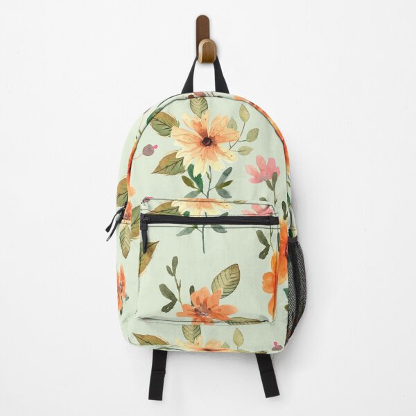 Item preview, Seamless Orange Flowers Pattern Art designed and sold by JTS STORE.