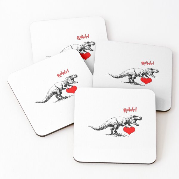 Item preview, Kids Dinosaur Happy Valentine's Day designed and sold by chris-ellis-art.