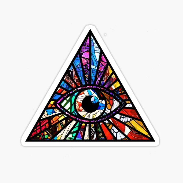 Illuminati Eye Stickers for Sale