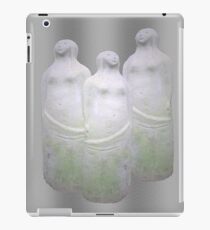 Three stone sculptures of women. iPad Case/Skin