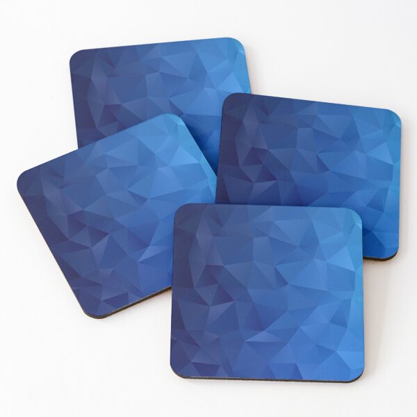 Item preview, Blue Geometric Polygon Background designed and sold by JTS STORE.