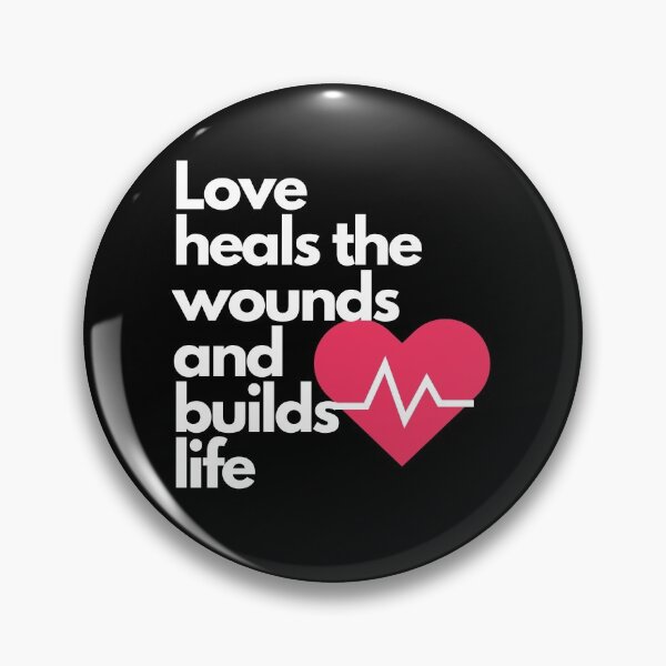 Item preview, Love heals the wounds and builds life - Cool Sticker designed and sold by joejiing.