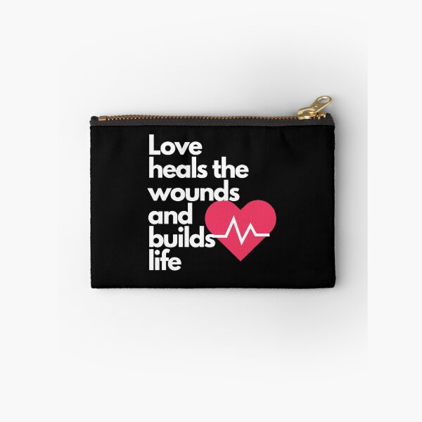 Item preview, Love heals the wounds and builds life - Cool Sticker designed and sold by joejiing.