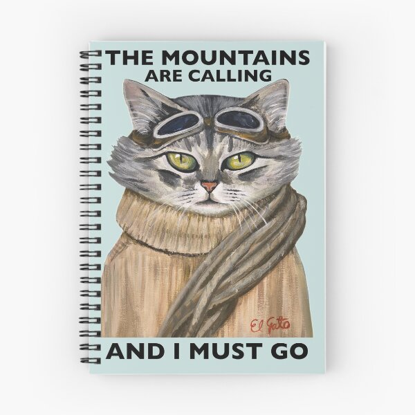 Item preview, Cat mountaineer - the mountains are calling designed and sold by ElGatoPainter.