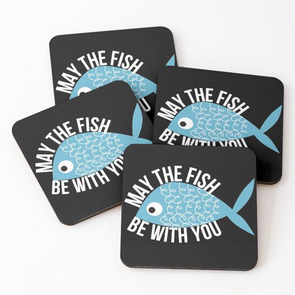 Item preview, May The Fish Be With You funny gift for fishing lovers designed and sold by Style2Vie.