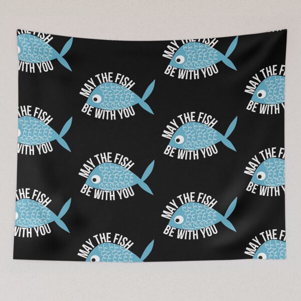 Item preview, May The Fish Be With You funny gift for fishing lovers designed and sold by Style2Vie.