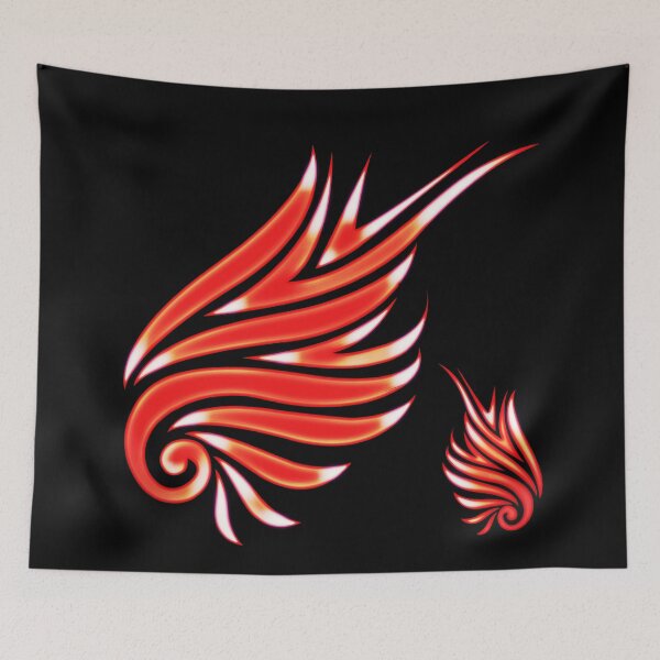 Item preview, Tribal wings phoenix fire designed and sold by Ciprianos.
