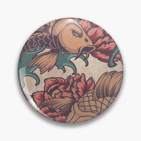 Item preview, Japan Koi Fish Pattern Art designed and sold by JTS STORE.