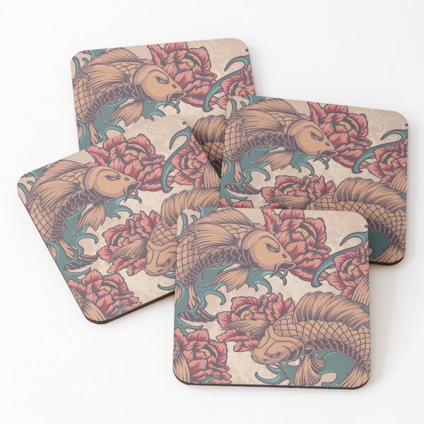 Item preview, Japan Koi Fish Pattern Art designed and sold by JTS STORE.