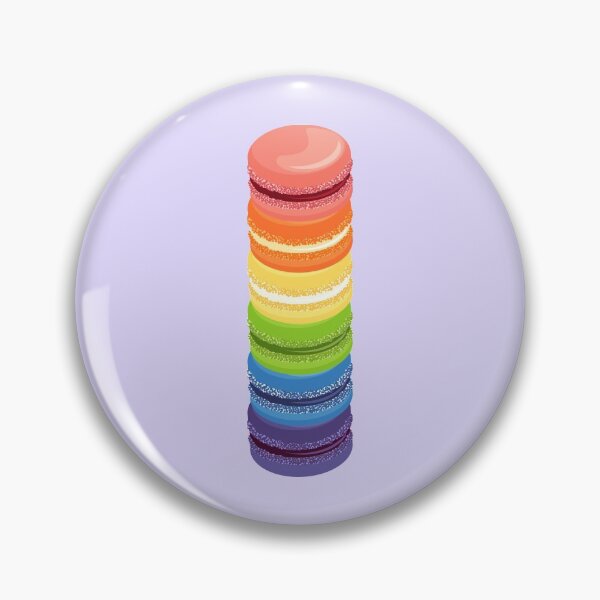 Item preview, Rainbow Cream Macarons Cookies Gift  designed and sold by SerenaChoe.