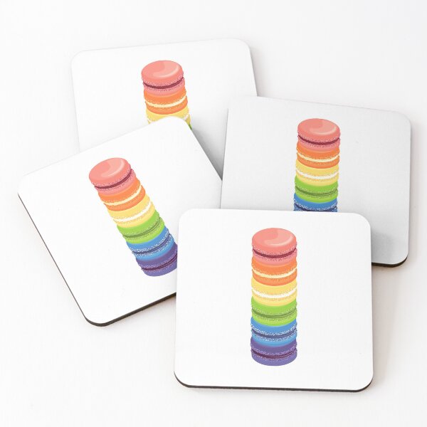 Item preview, Rainbow Cream Macarons Cookies Gift  designed and sold by SerenaChoe.