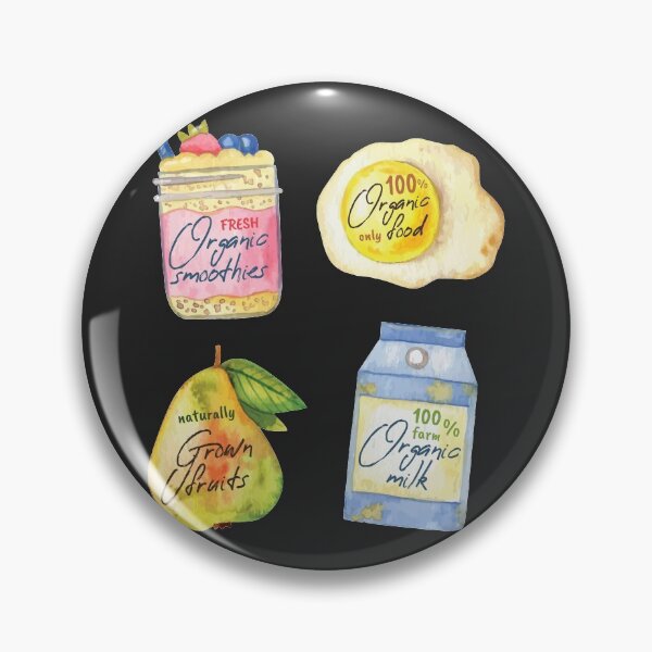 Item preview, Organic Food Labels - Smoothies, Egg, Fruit and Milk designed and sold by Alicia Chee.
