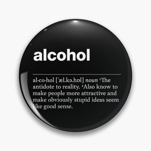 Item preview, "Alcohol" funny description, definition alcohol designed and sold by TrueType.