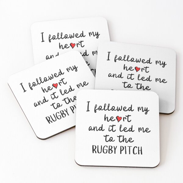 Item preview, I followed my heart and it led me to the rugby pitch. designed and sold by TheGreenGoat.