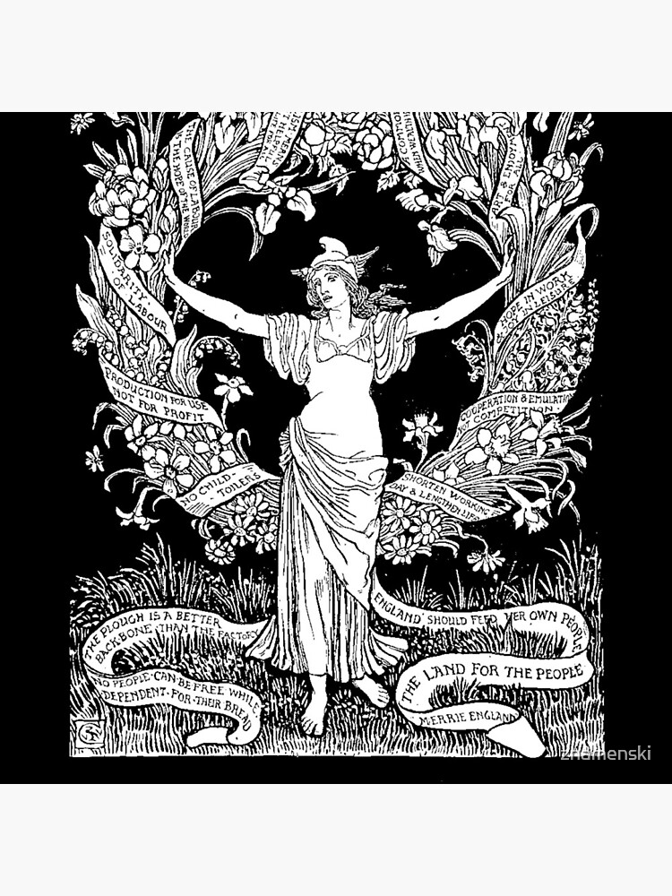 Walter Crane: A Garland for May Day 1895 by znamenski