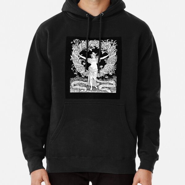 Walter Crane: A Garland for May Day 1895 Pullover Hoodie