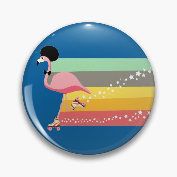 Item preview, Retro Flamingo  designed and sold by twicetrader.