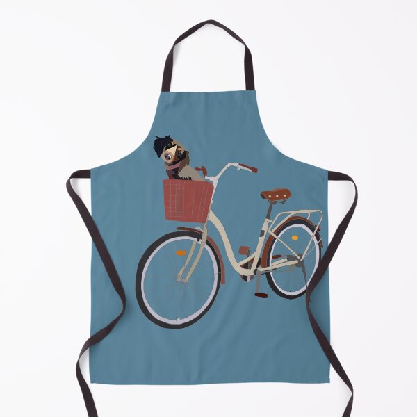 Item preview, Dachshund in bike basket  designed and sold by Leatextileart.