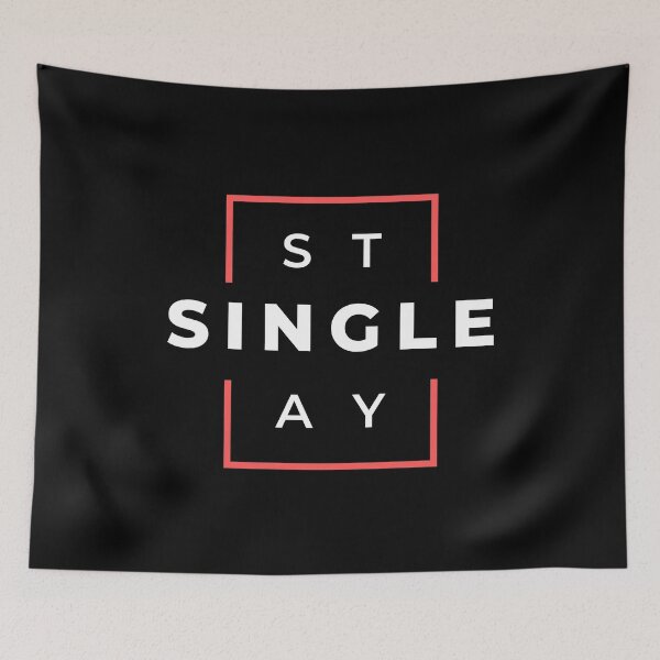 Item preview, Stay Single Anti Valentine designed and sold by ModkMerch.
