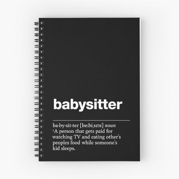 Item preview, "Babysitter" funny job description, definition designed and sold by TrueType.