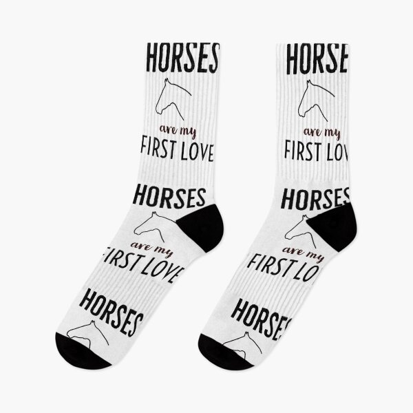 Item preview, Horses are my first love designed and sold by Gingatoo.