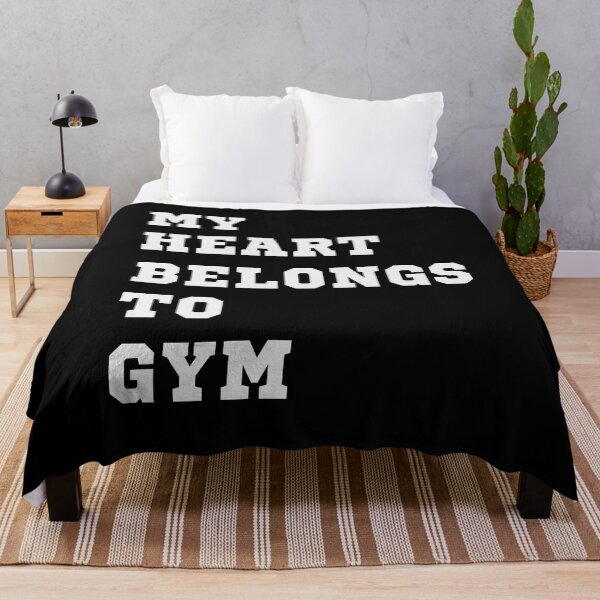 Item preview, My heart belongs to gym designed and sold by Zagach Letters.