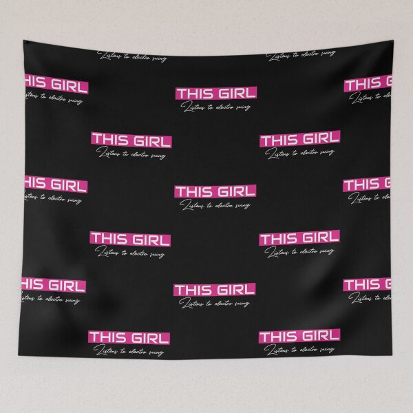 Item preview, THIS GIRL Listens to electro swing designed and sold by ilovetshirts87.