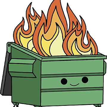 Artwork thumbnail, Dumpster Fire Vinyl by stivenes