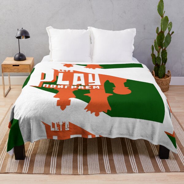 Item preview, Let’s play chess Orange and Green designed and sold by ScienceNStuff.
