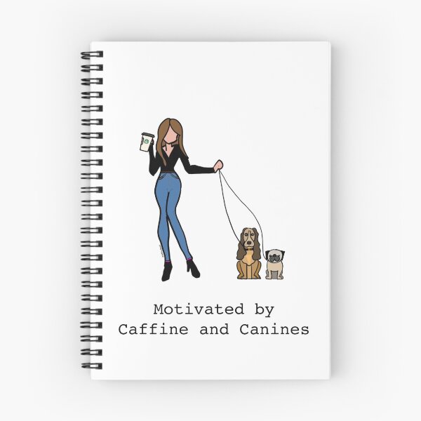 Item preview, Motivated by coffee and canines  designed and sold by sophsscrawls.