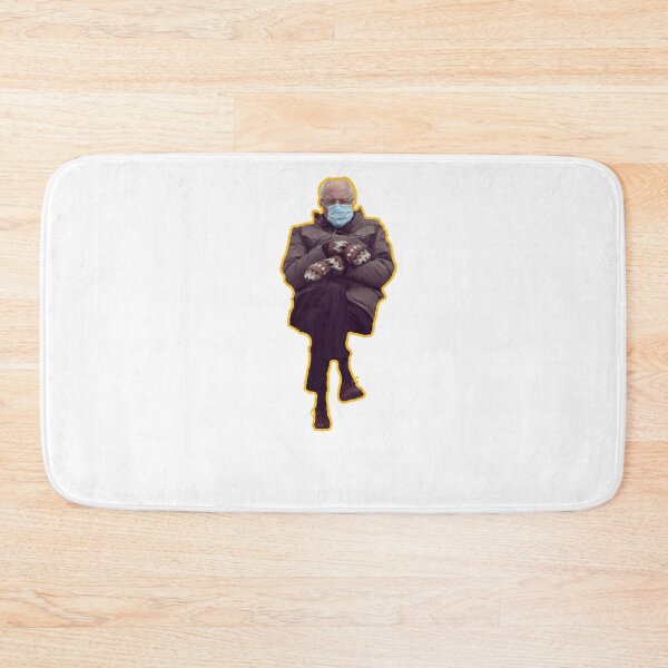 Item preview, Bernie Inauguration Mittens Meme designed and sold by Mokhe.