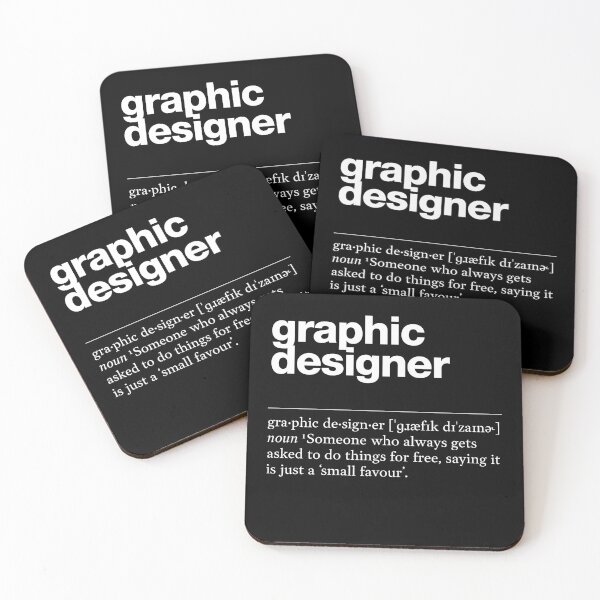 Item preview, "Graphic designer" funny job description, definition graphic designer designed and sold by TrueType.