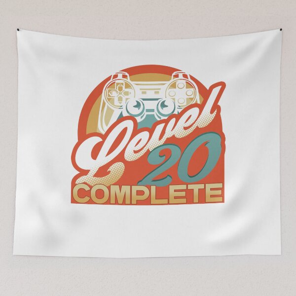 Item preview, Level 20 birthday won gamer gift idea designed and sold by LuminOrb.