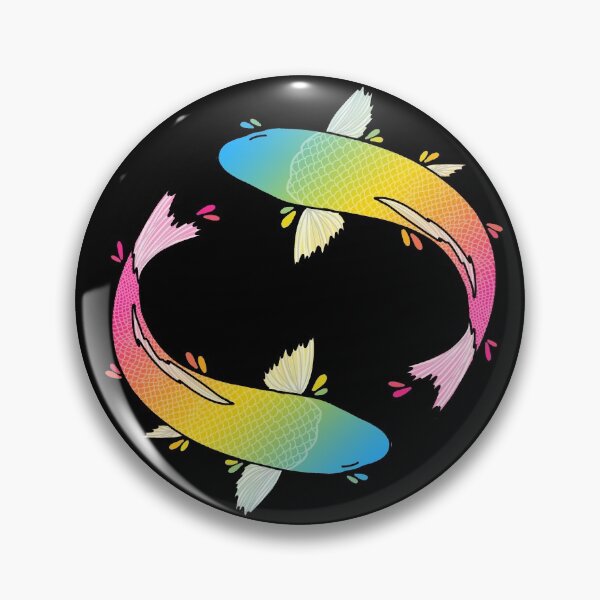 Item preview, Pansexual Flag Fish designed and sold by red1215.