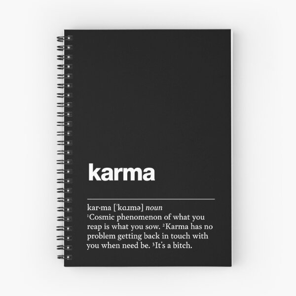 Item preview, "Karma" funny description, definition karma designed and sold by TrueType.
