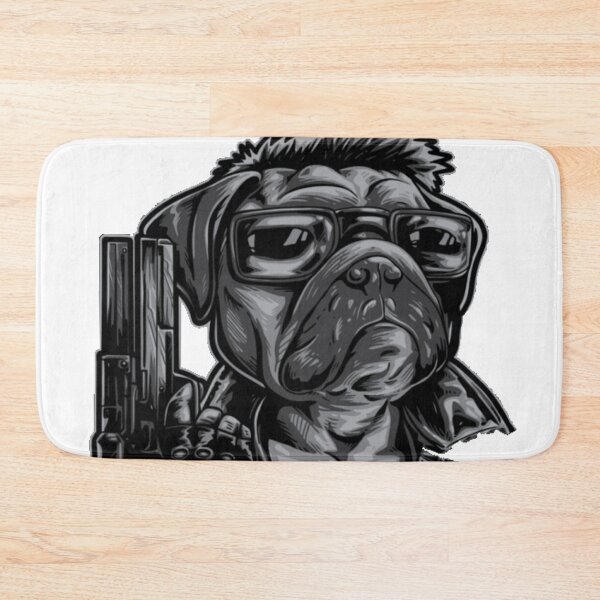 Item preview, Pug Terminator designed and sold by fancyandslick.