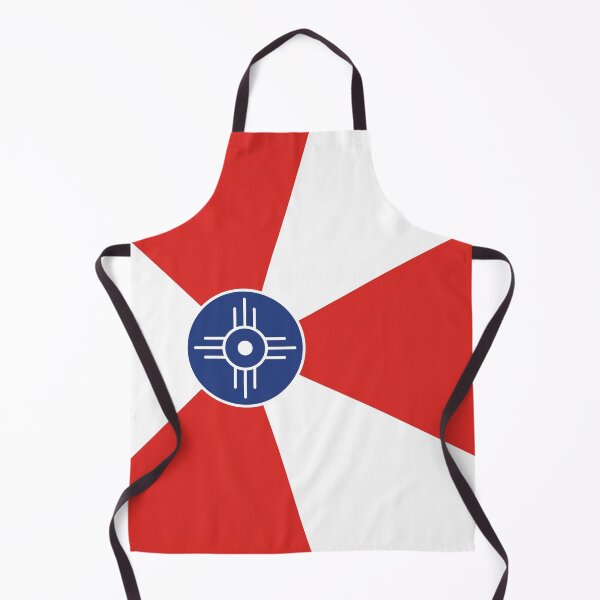 Item preview, Wichita City Flag White, Red, Blue designed and sold by Sporting Colour.