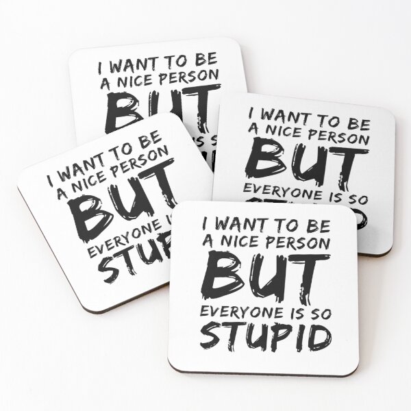 Item preview, I want to be a nice person designed and sold by Tender Flower Clothing.