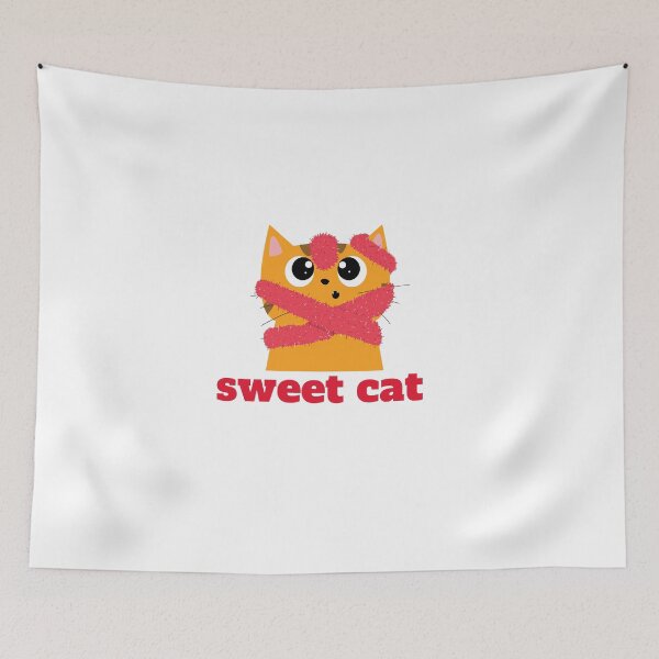 Item preview, sweet cat designed and sold by Pawtastic Vibes.